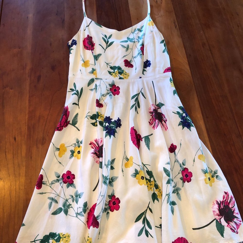 White Floral Dress